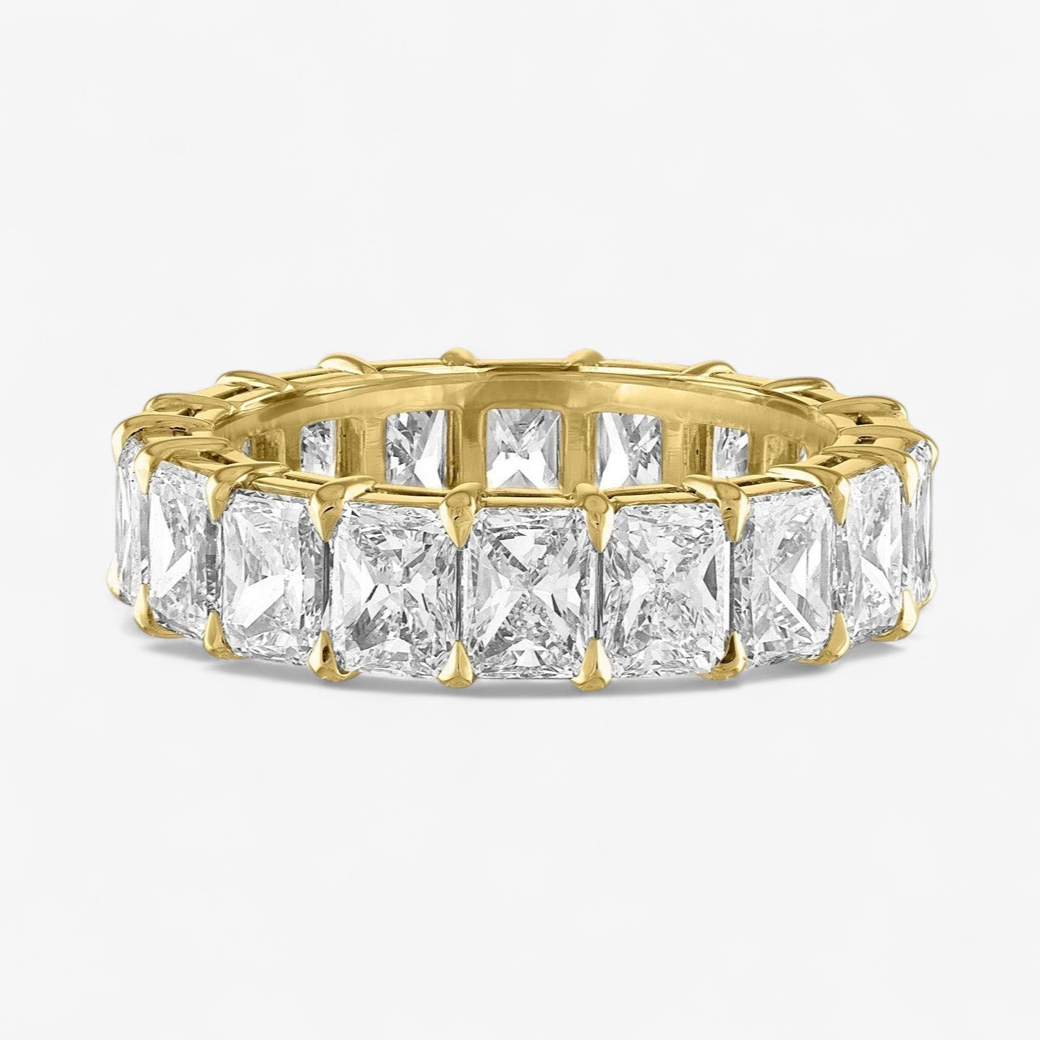 Asscher Diamond Eternity Band