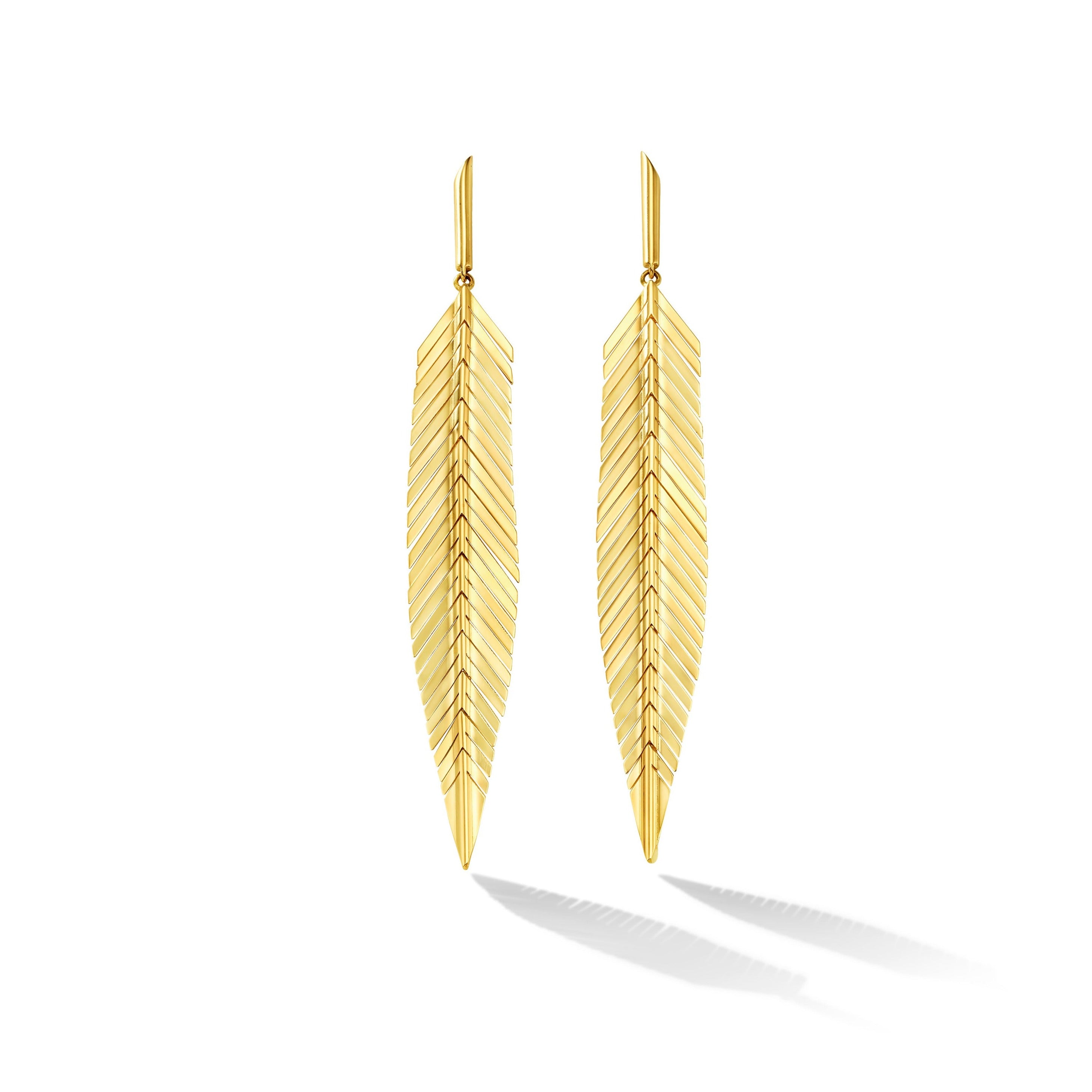 Medium Feather Earrings