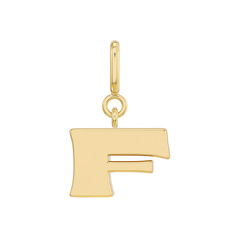 More is More Gold Letter Charm