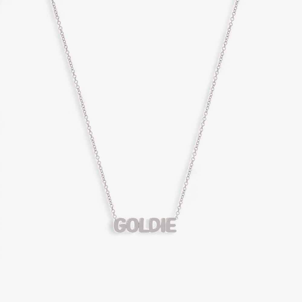 Petite Bubble Name Necklace