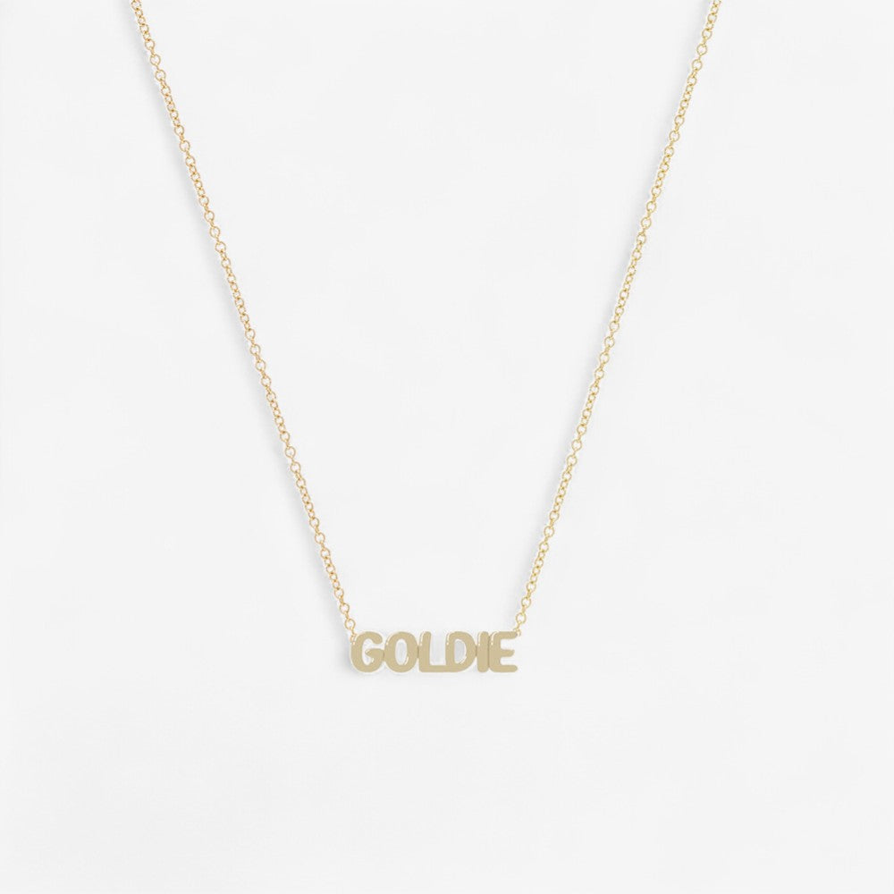Petite Bubble Name Necklace
