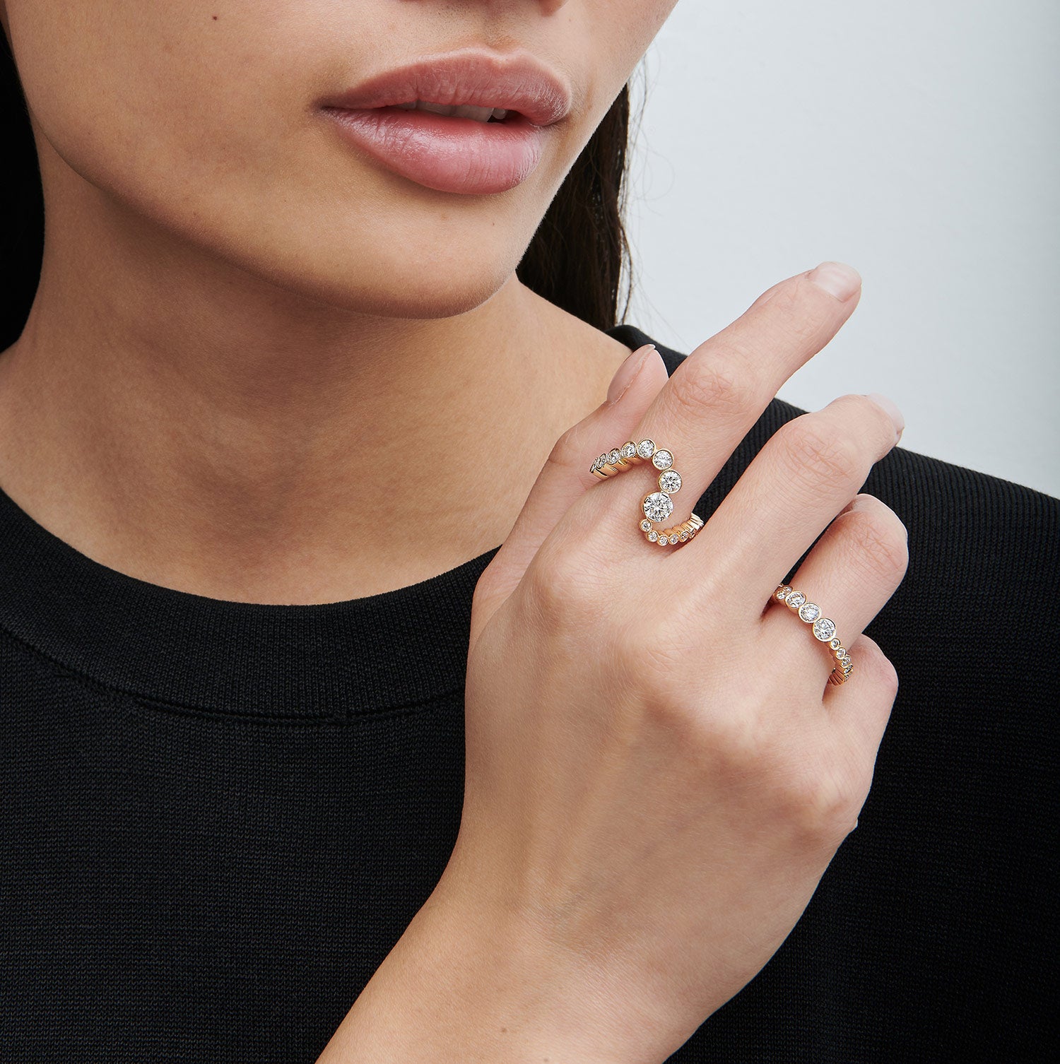 Grand Ocean Ensemble Ring
