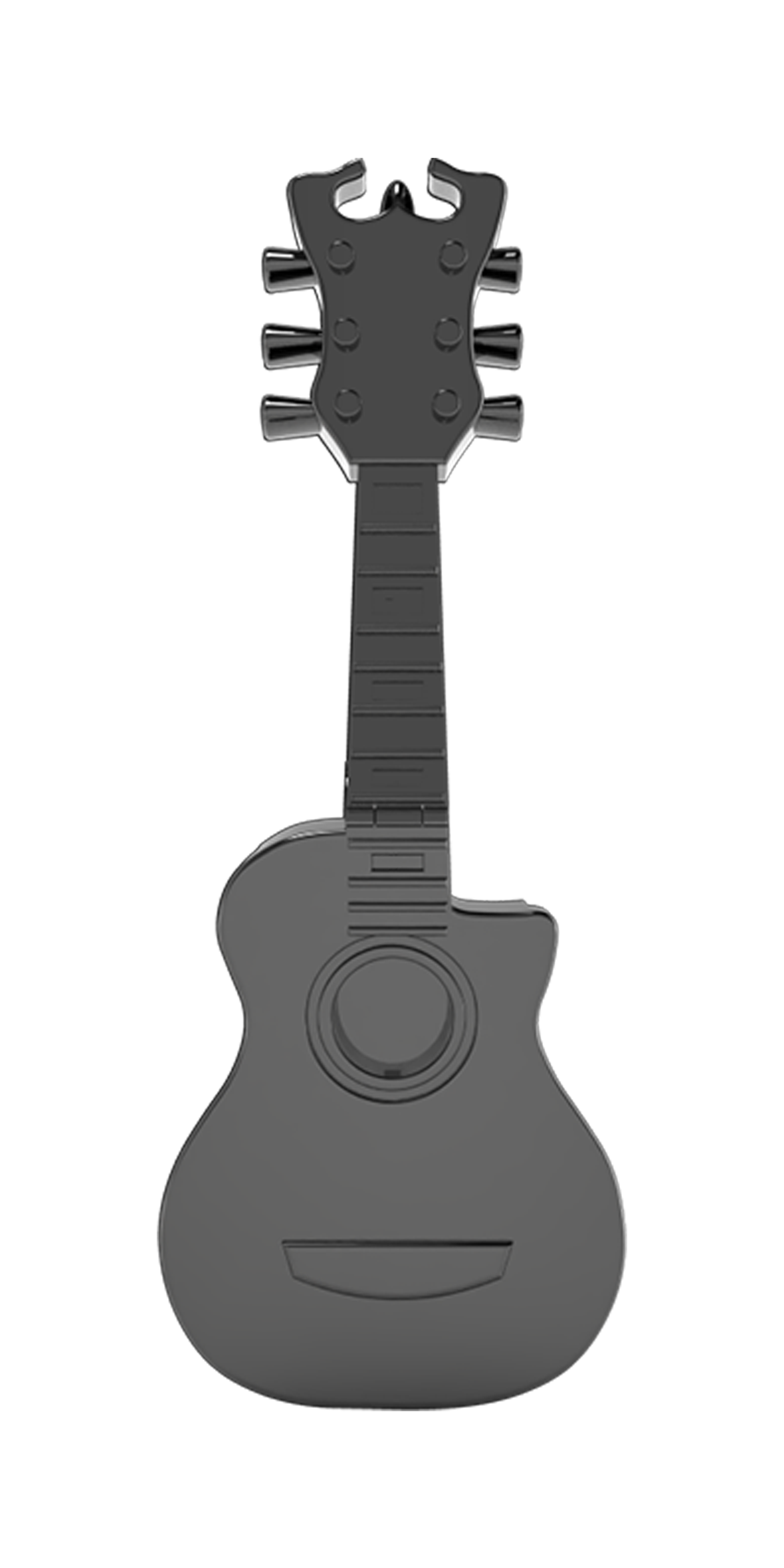 Guitar Slider Charm Black Rhodium