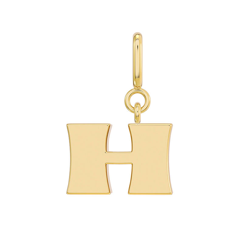 More is More Gold Letter Charm