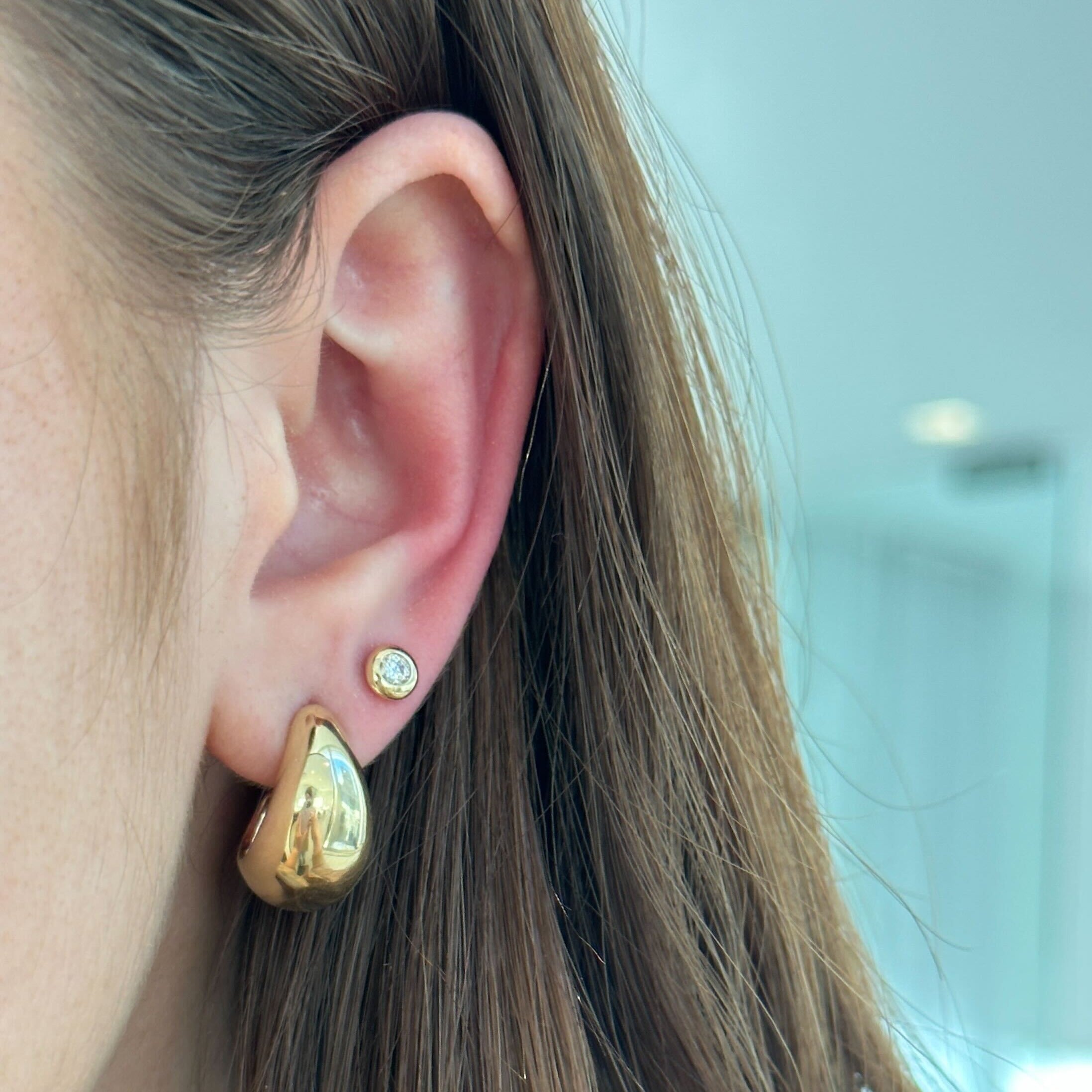 Madison Tear Drop Hoops