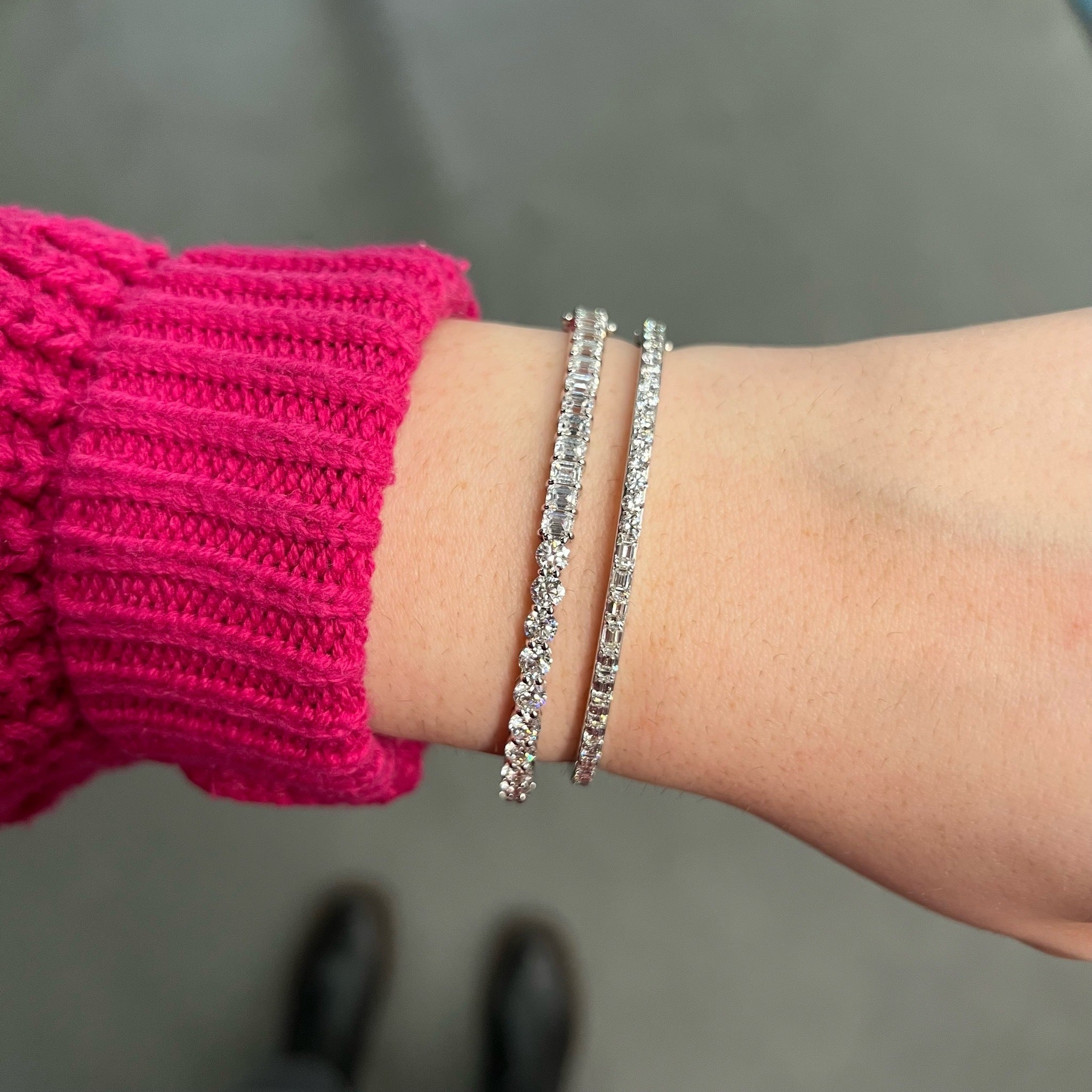 Vault Sale: The Undecided® Petite Diamond Bangle in YG XS