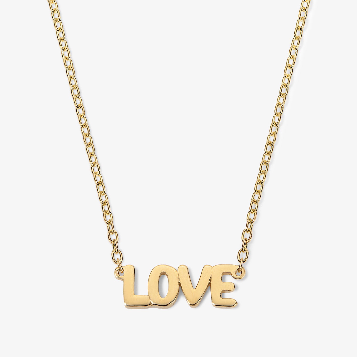 Bubble Talk Necklace 14K Yellow Gold LOVE