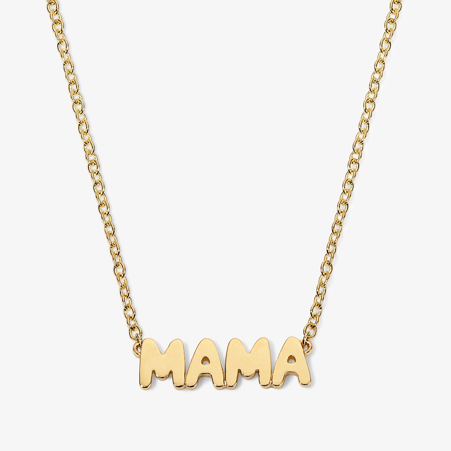 Mama Bubble Necklace 14K Yellow Gold MAMA