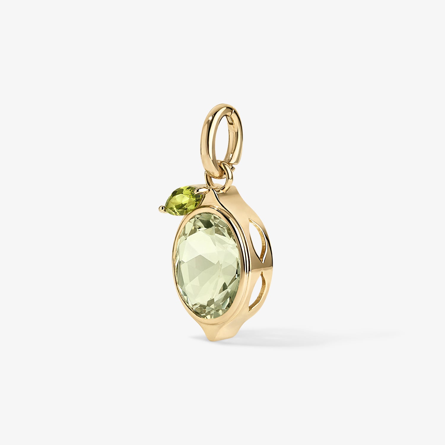 Prasiolite Lemon Charm