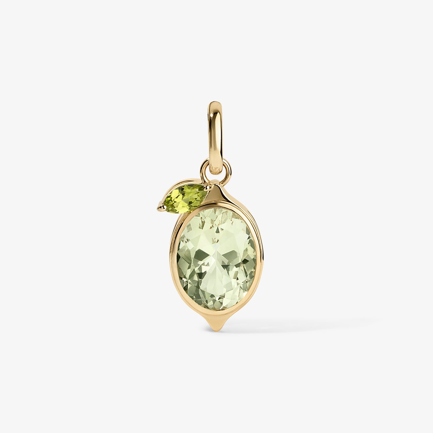 Prasiolite Lemon Charm