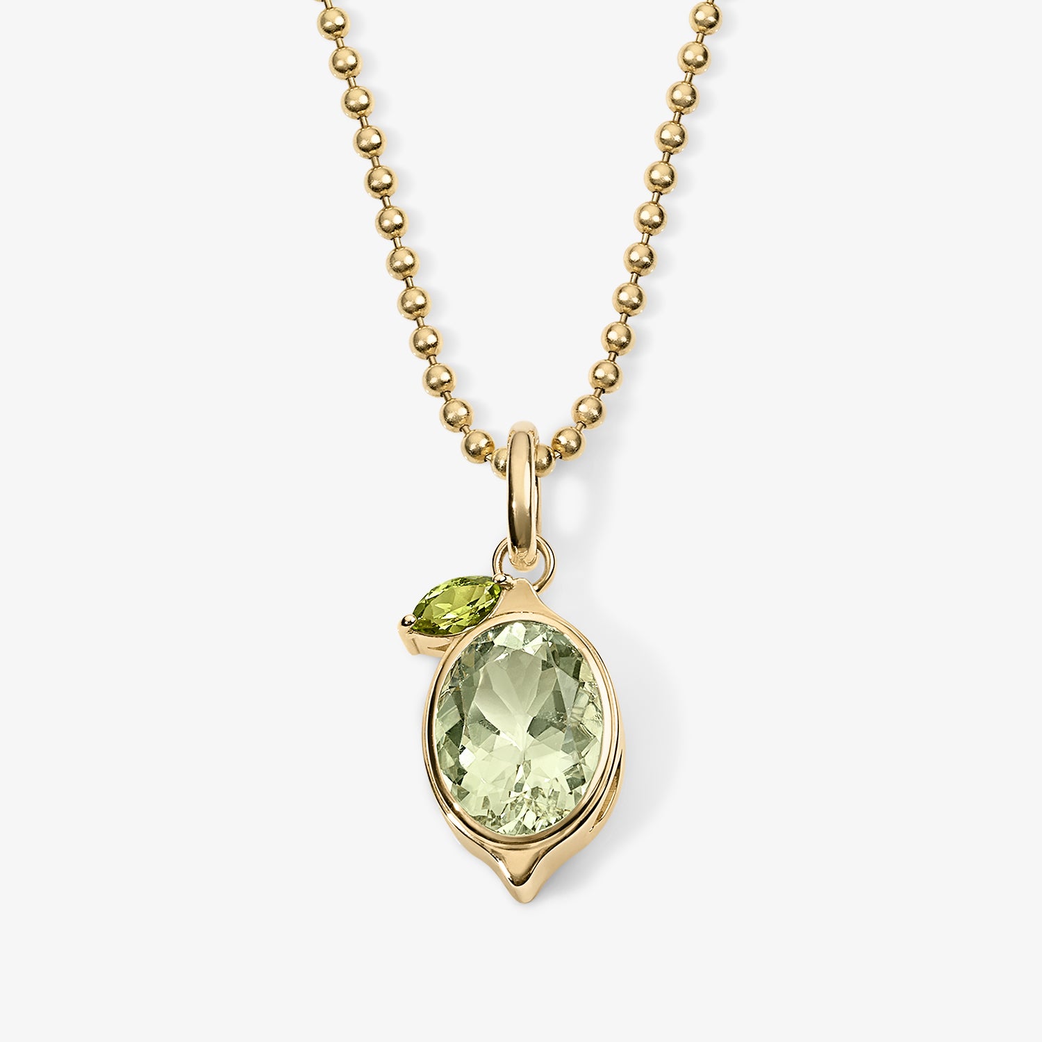 Prasiolite Lemon Charm