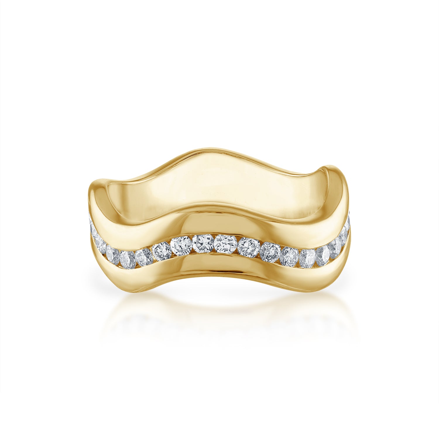 Capri Channel Set Pave Band