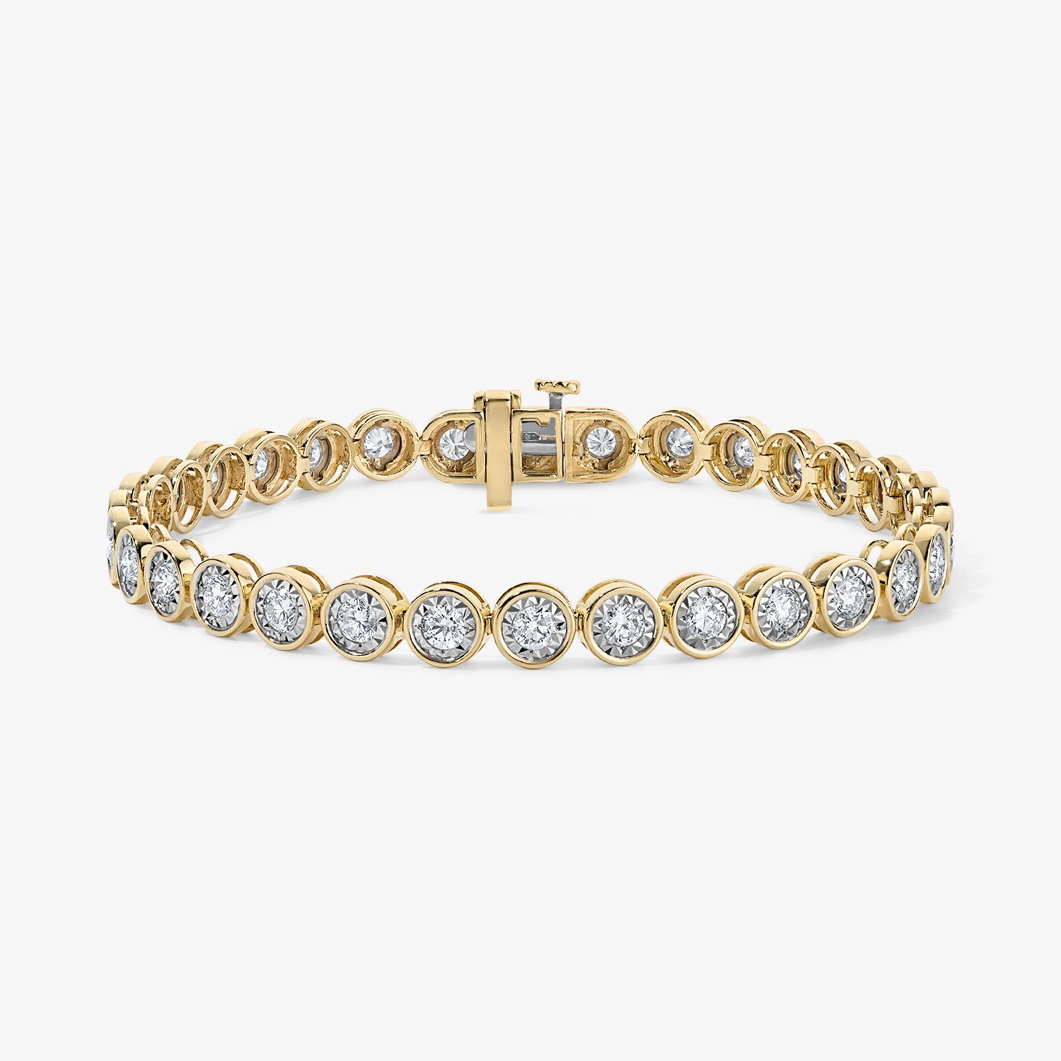 Maya Illusion Tennis Bracelet