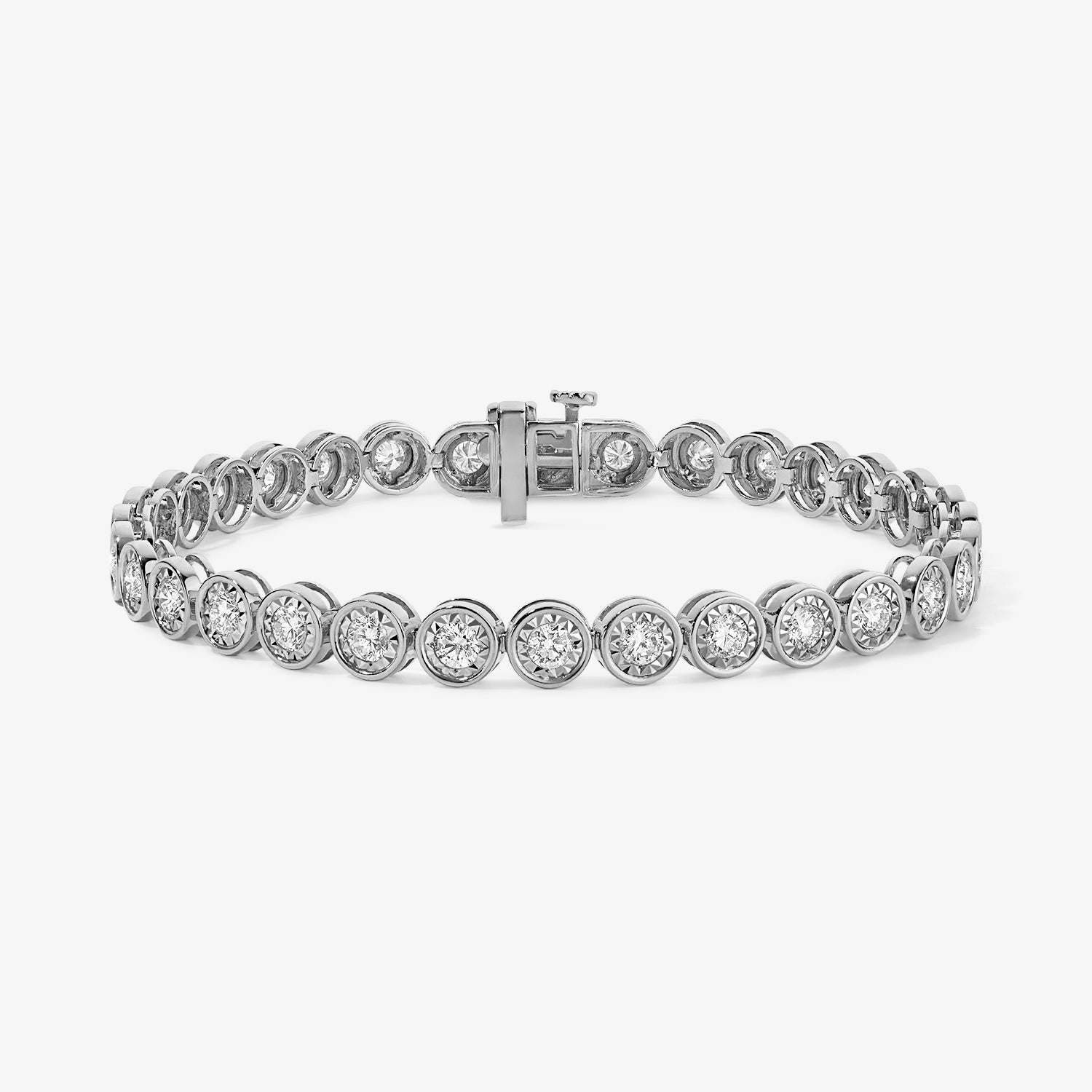 Maya Illusion Tennis Bracelet