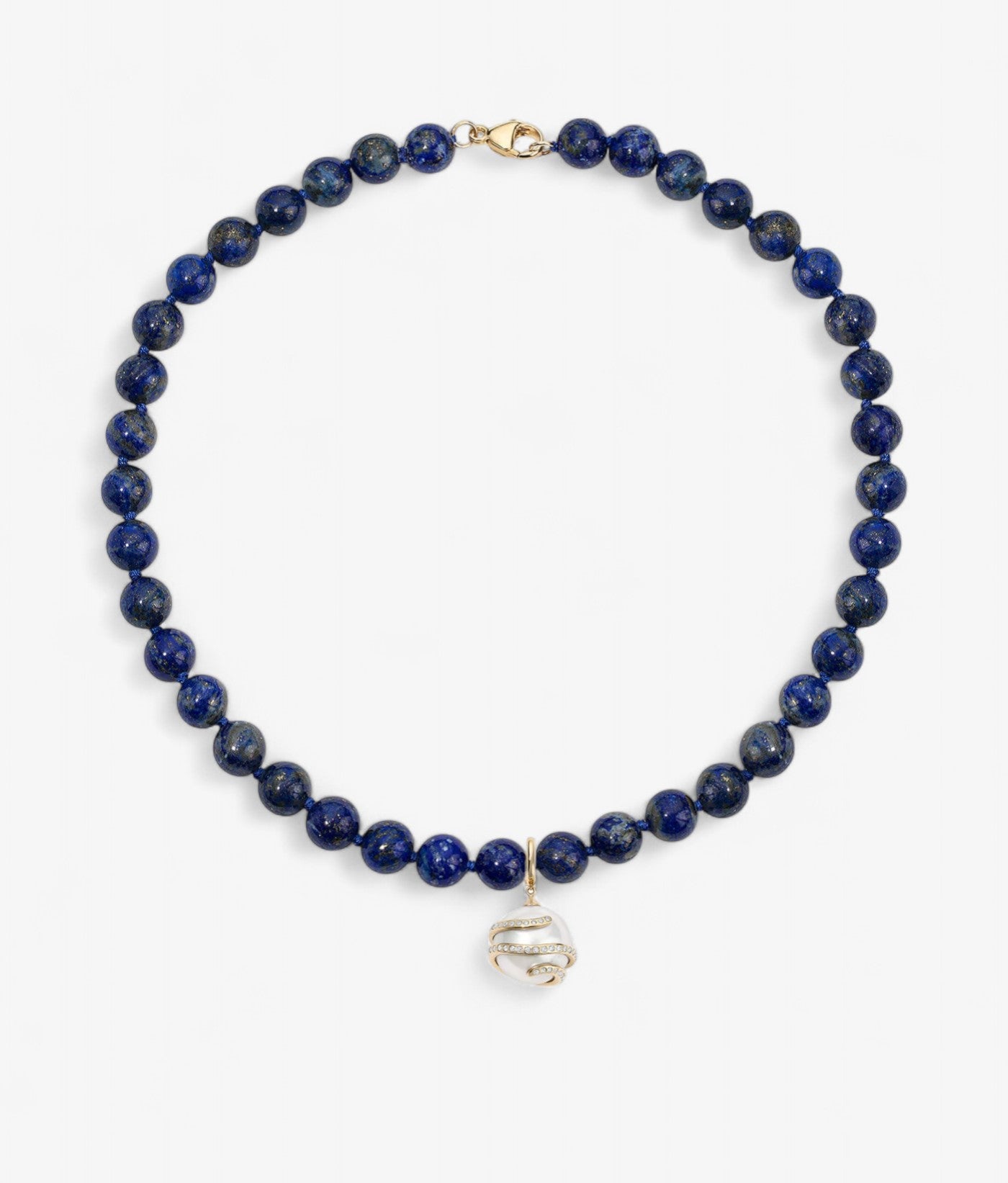 Kendall Lapis Beaded Necklace