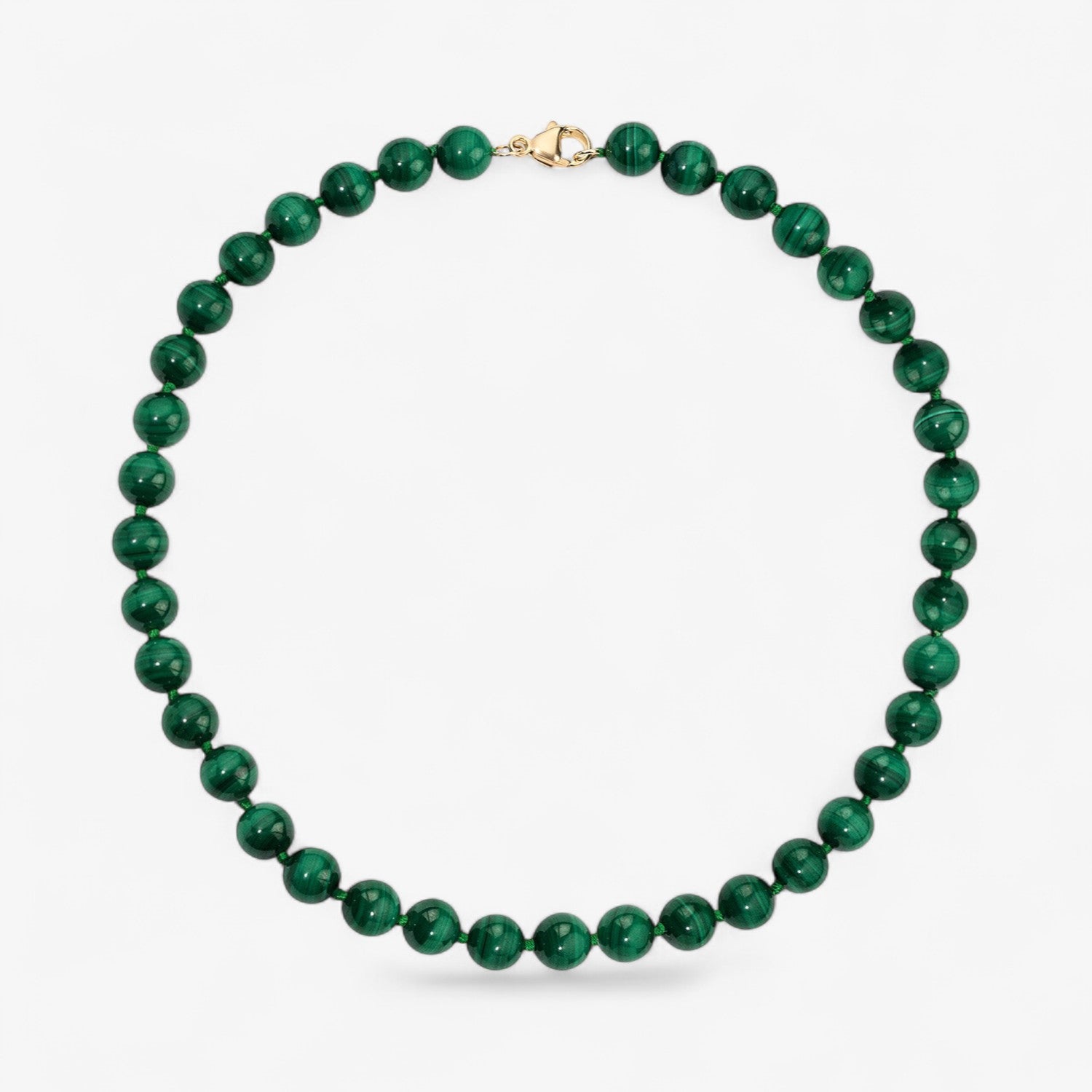 Kendall Malachite Beaded Necklace