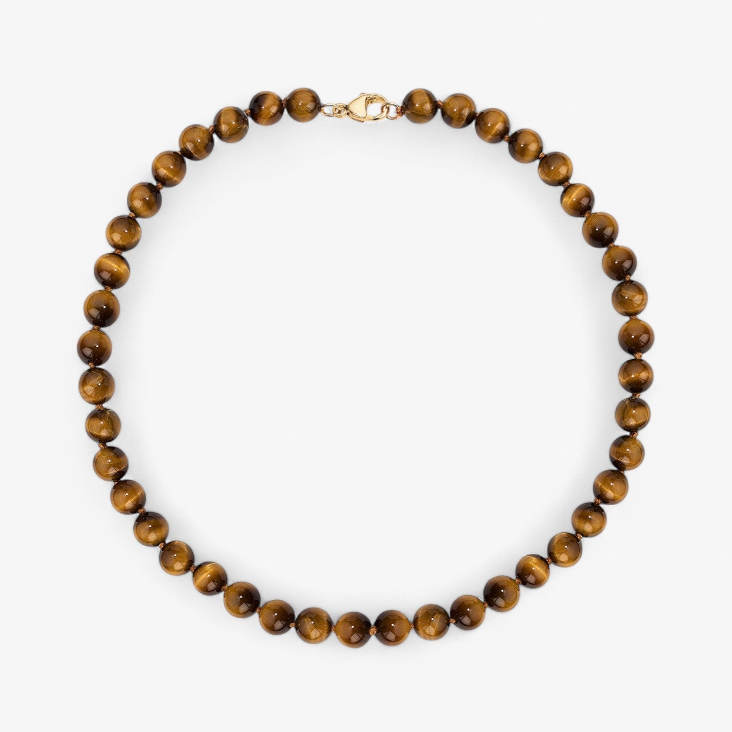 Kendall Tigers Eye Beaded Necklace