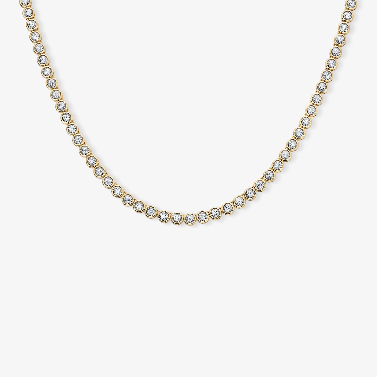 Maya Illusion Tennis Necklace