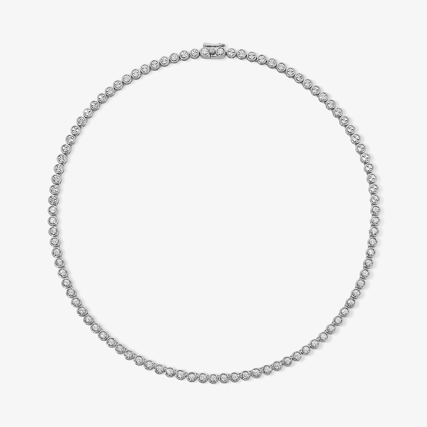 Maya Illusion Tennis Necklace