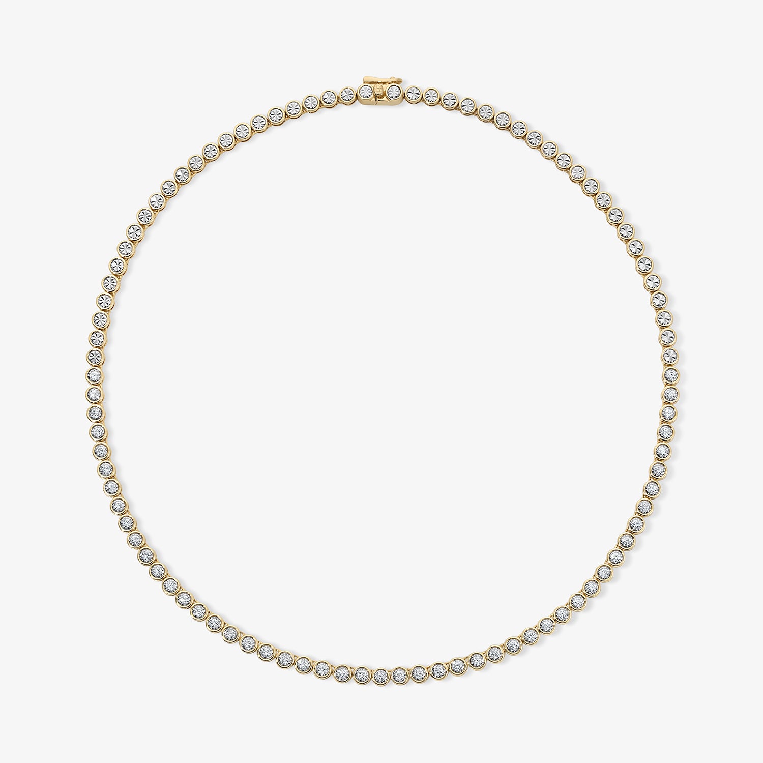 Maya Illusion Tennis Necklace