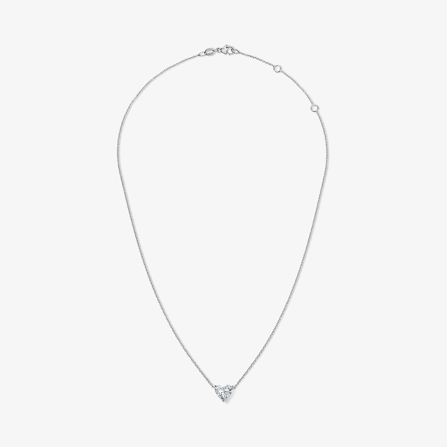 Signature 1.70ct Heart Soliatire Necklace