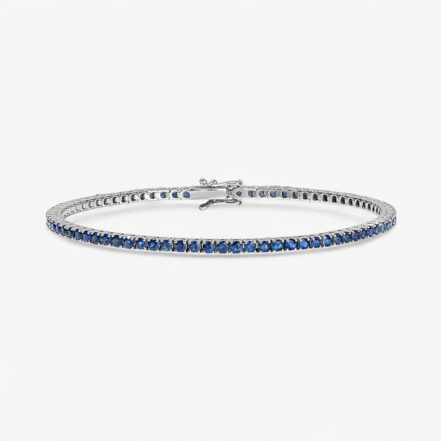 Blue Sapphire Tennis Bracelet