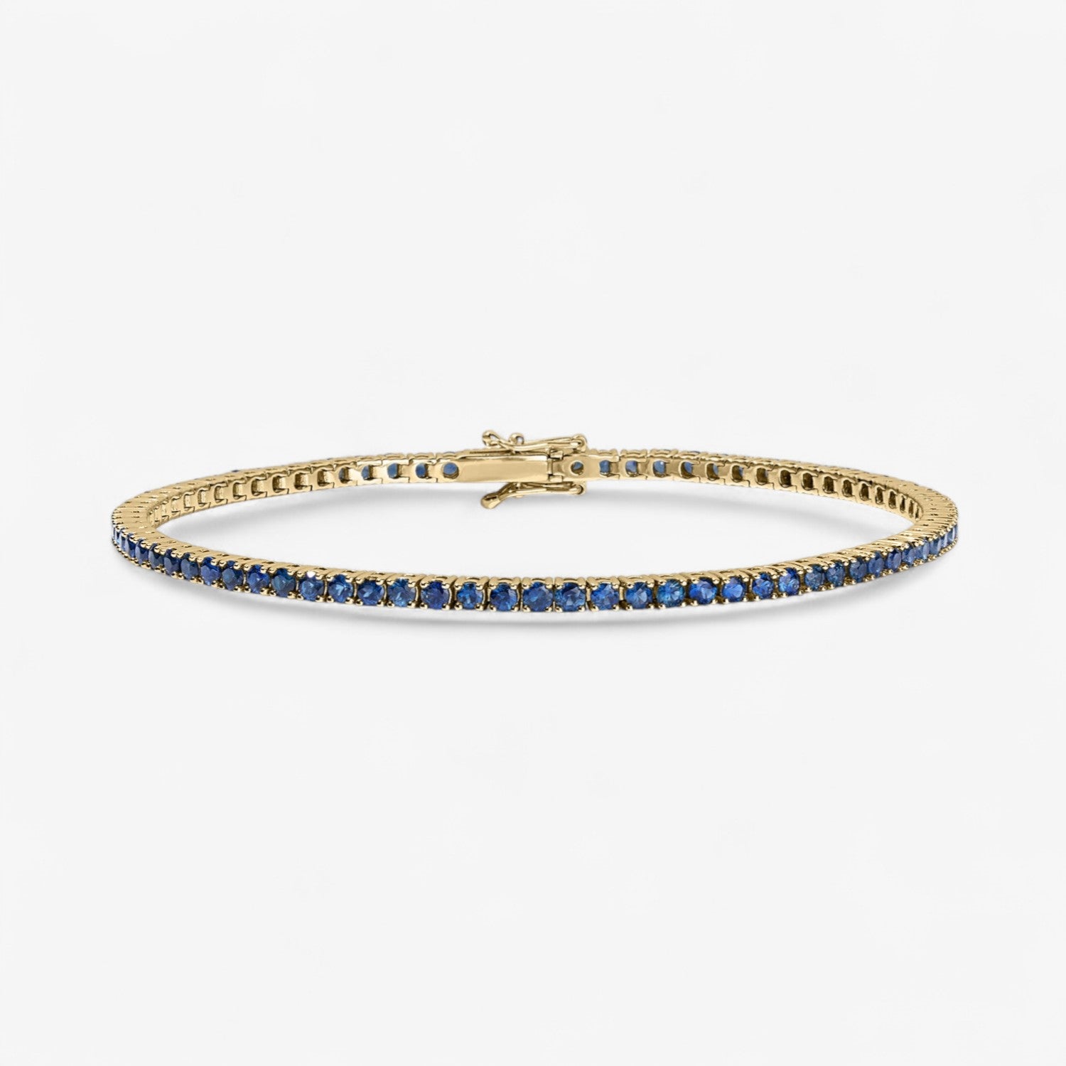 Blue Sapphire Tennis Bracelet