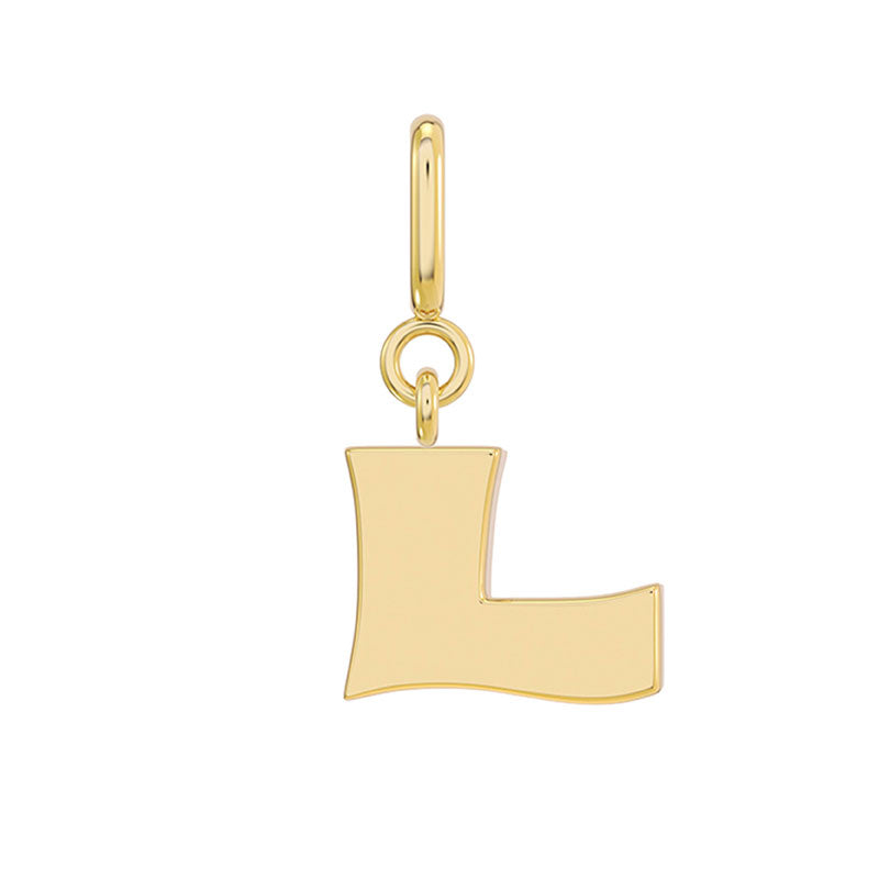 More is More Gold Letter Charm