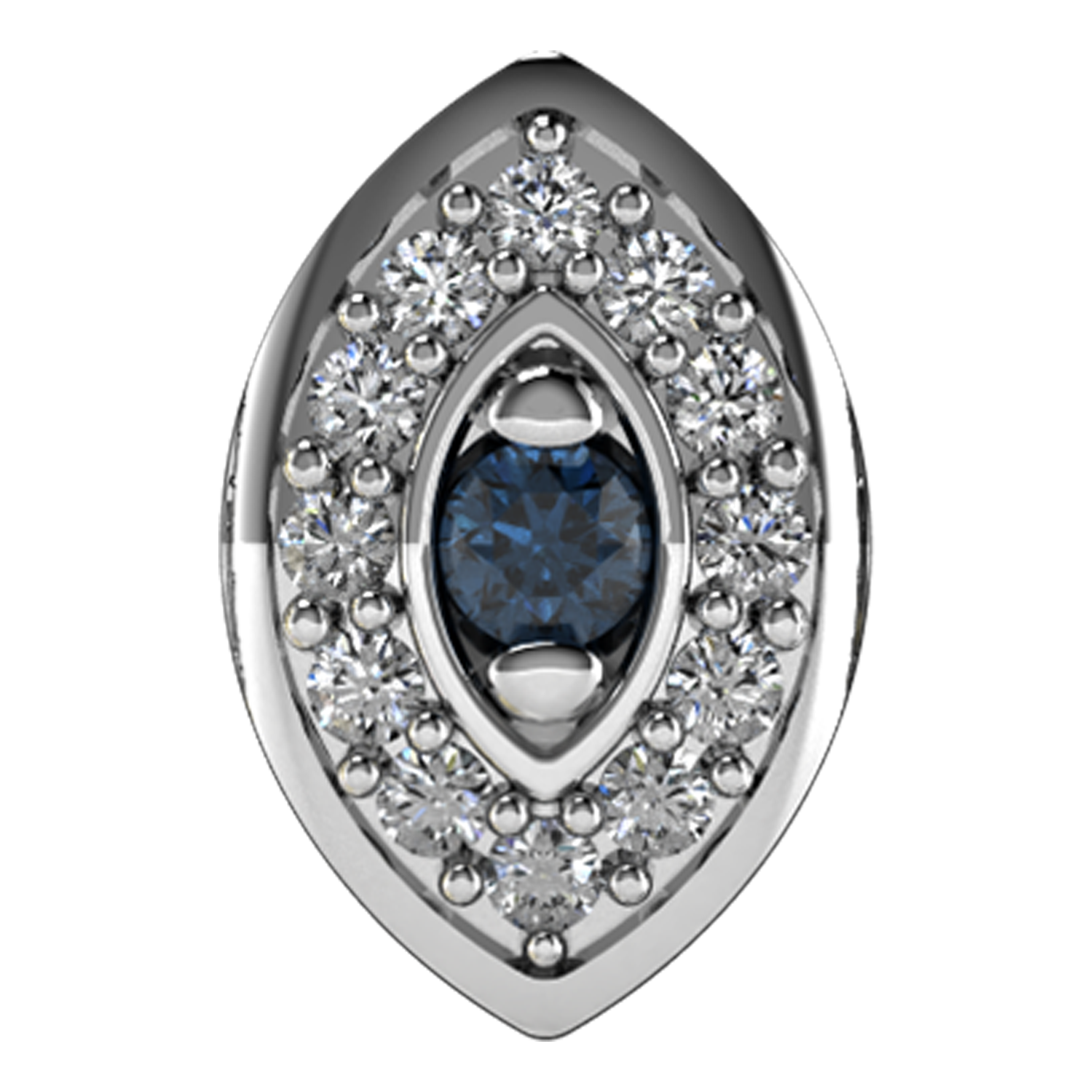Slider Large Evil Eye Charm