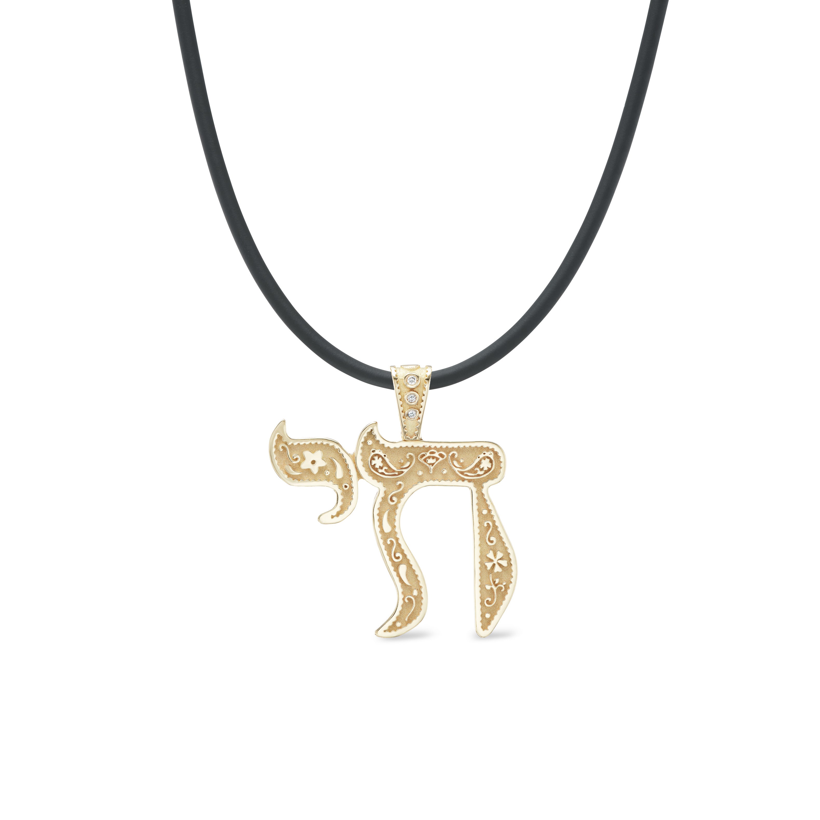 Vault Sale: Large Southwestern Chai Necklace on Rubber Cord