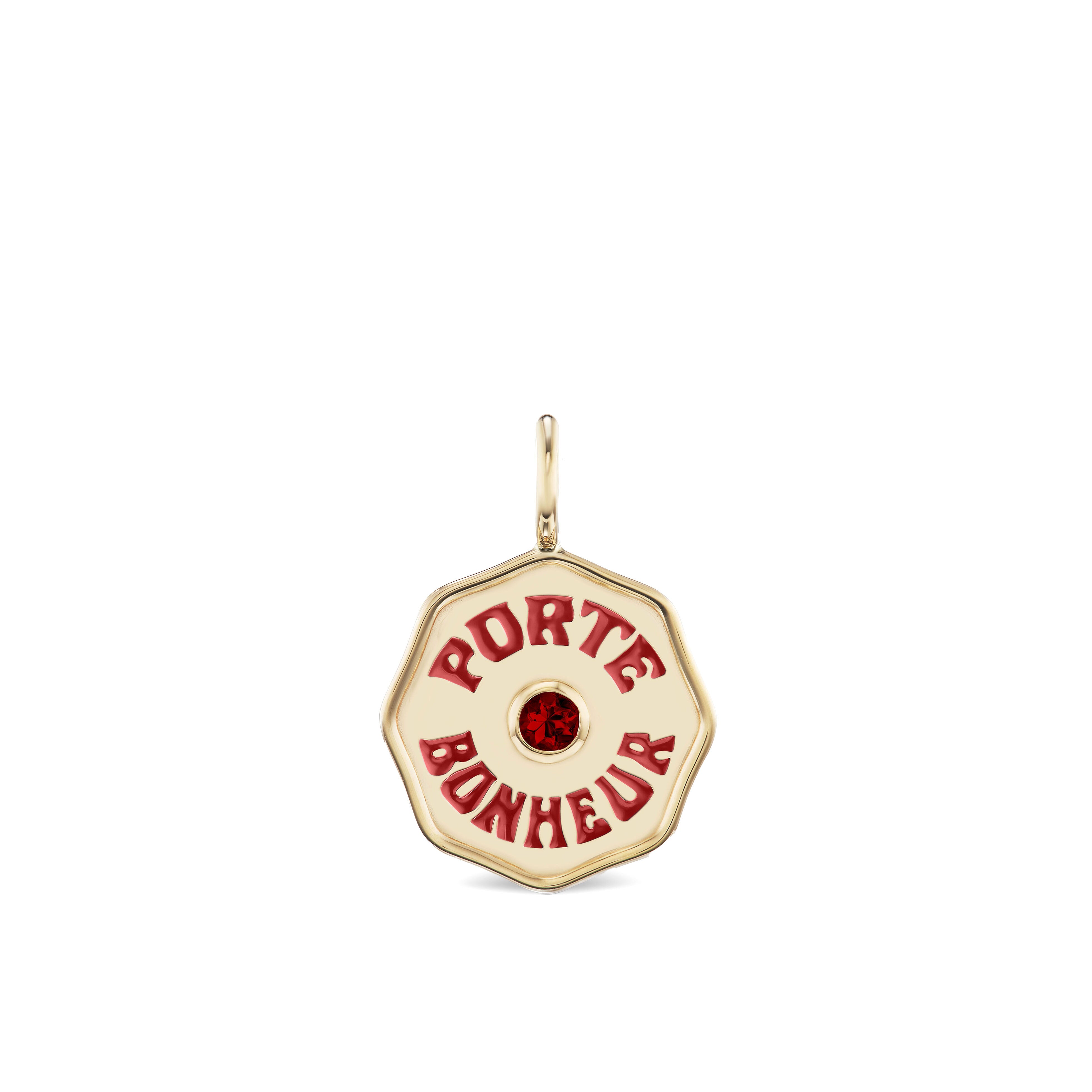 Mini Porte Bonheur Birthstone Pendant