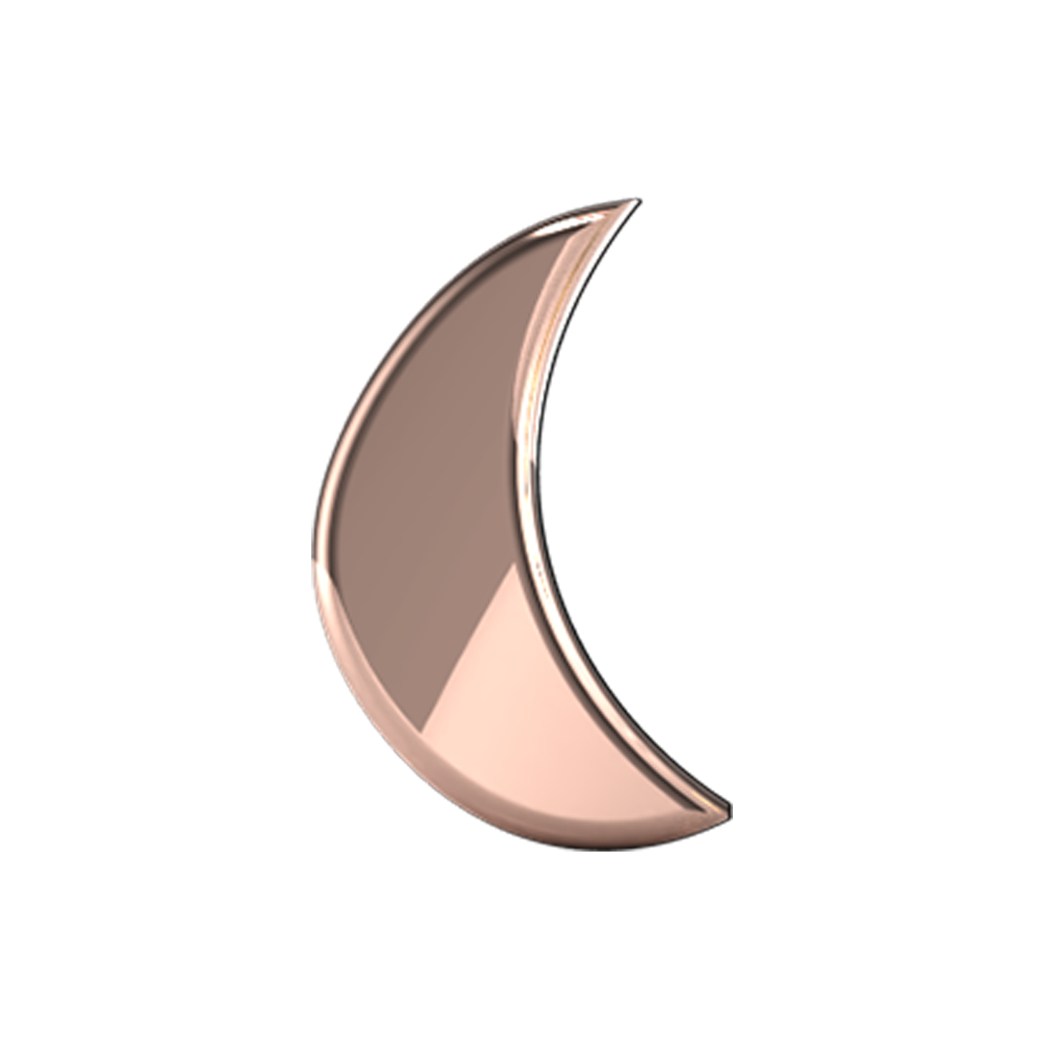Slider Moon Charm 18K Rose Gold