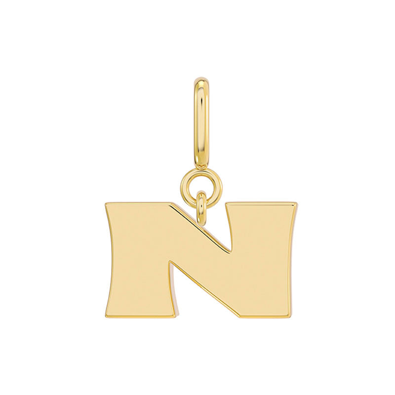 More is More Gold Letter Charm