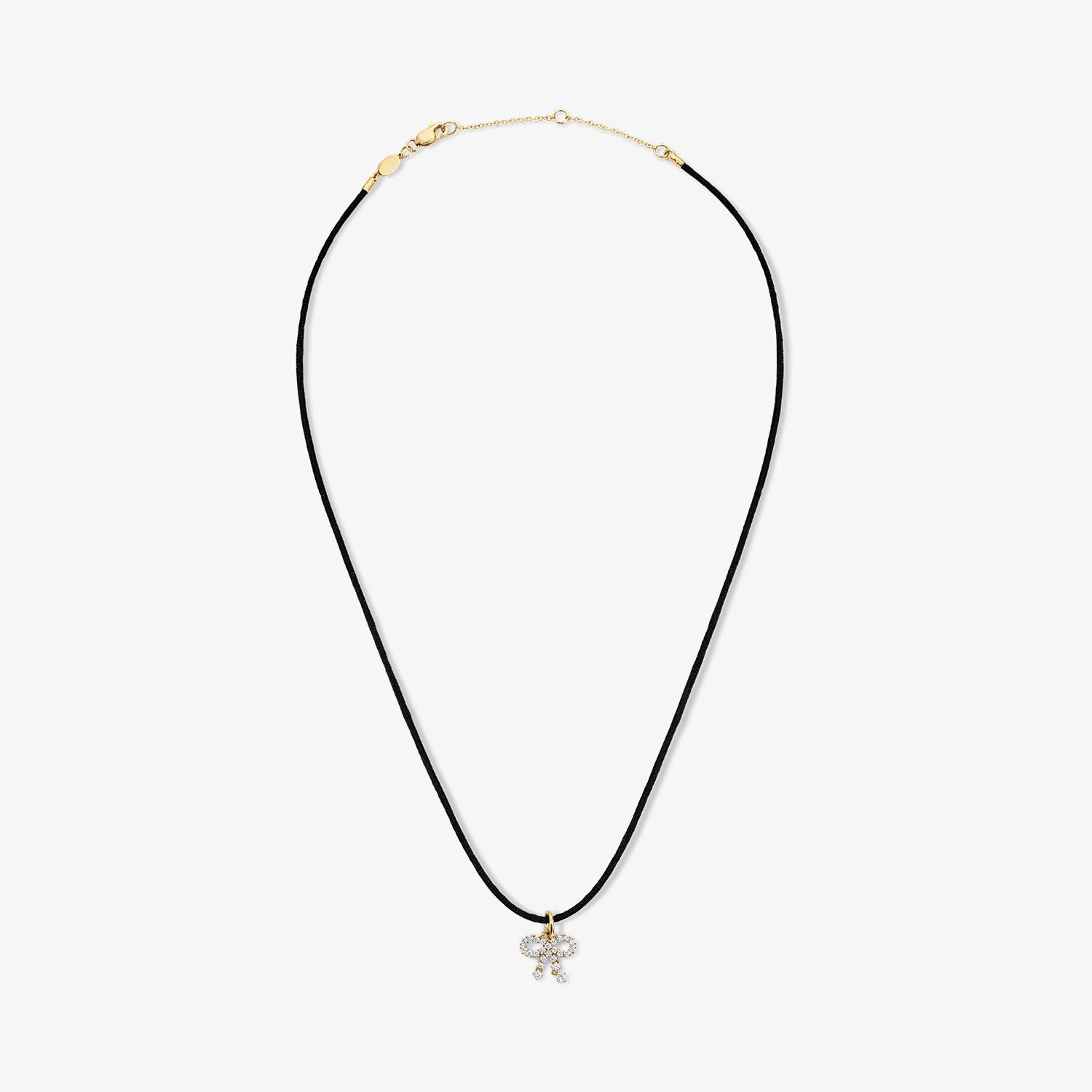 Grace Diamond Bow Pendant