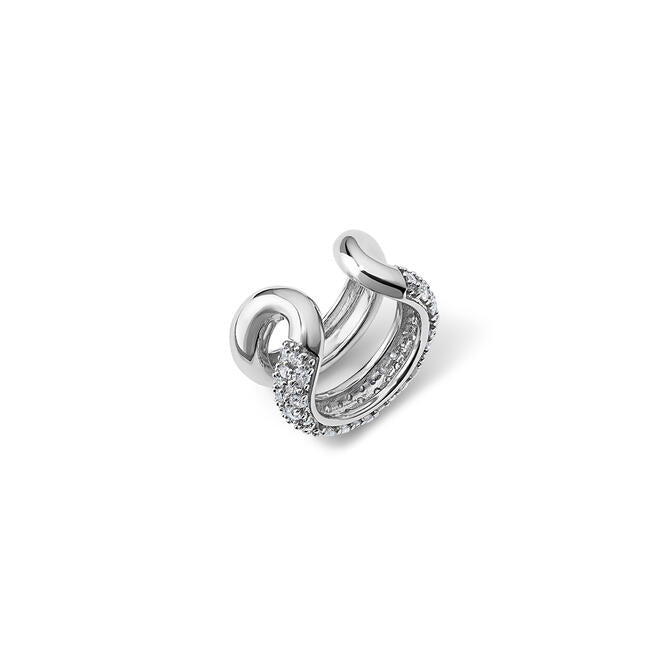 Madison Diamond Double Dome Ear Cuff