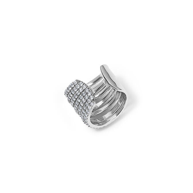 Astrid Pave Multi Row Ear Cuff
