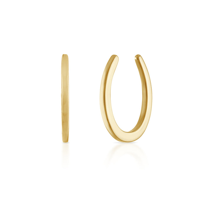 Single Row Gold Ear Cuff