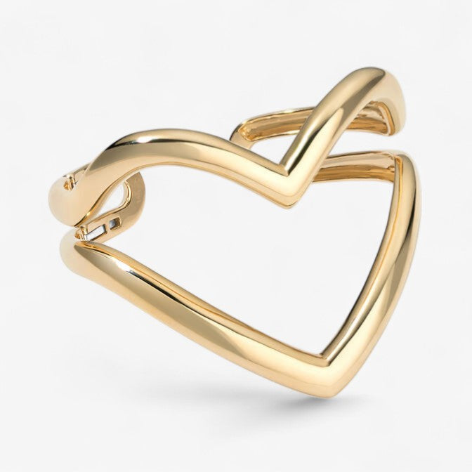 Madison Domed Heart Cuff