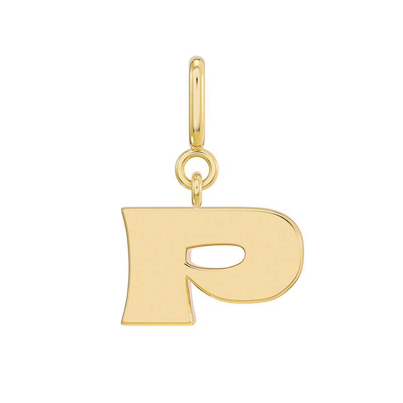 More is More Gold Letter Charm