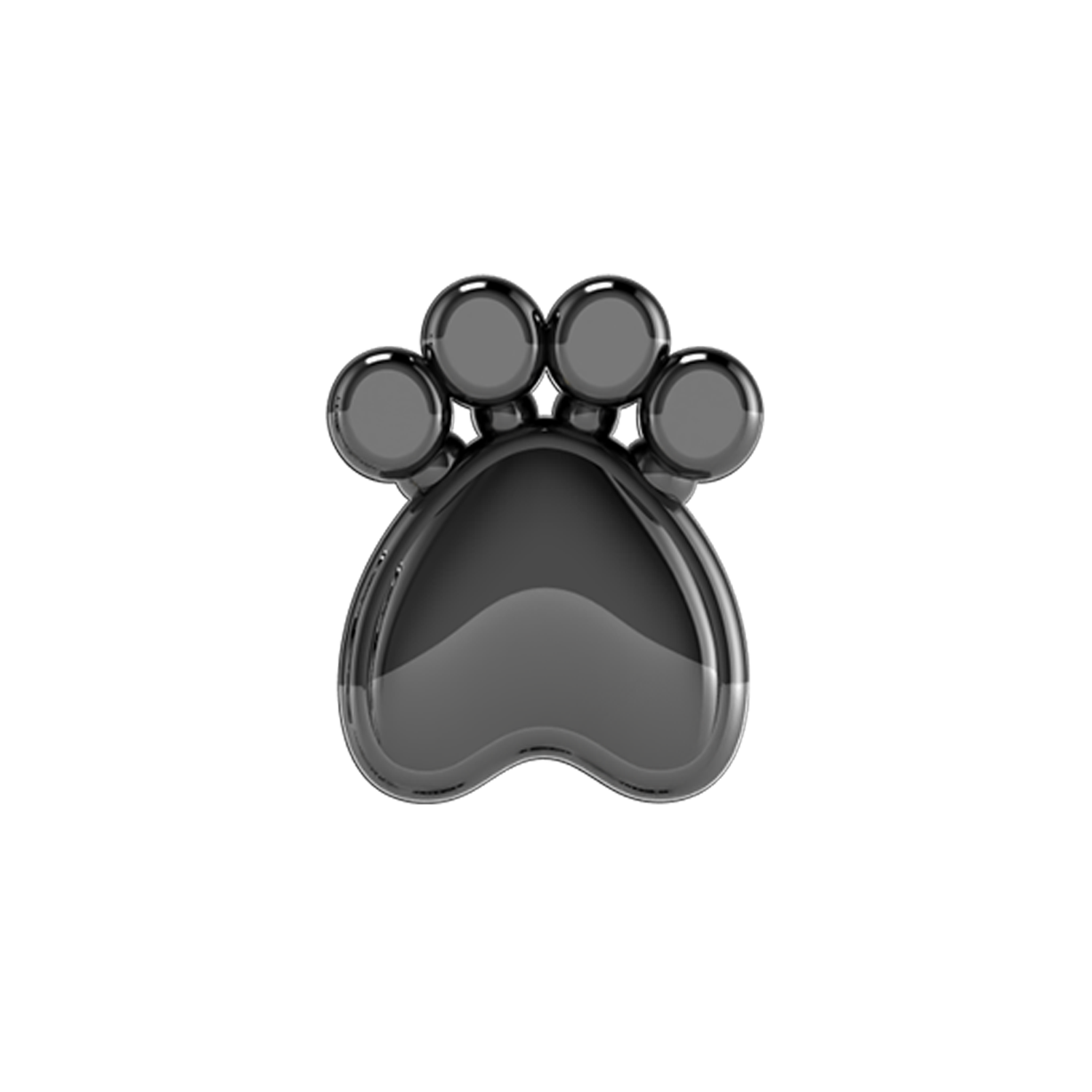 Slider Solid Dog Paw Charm