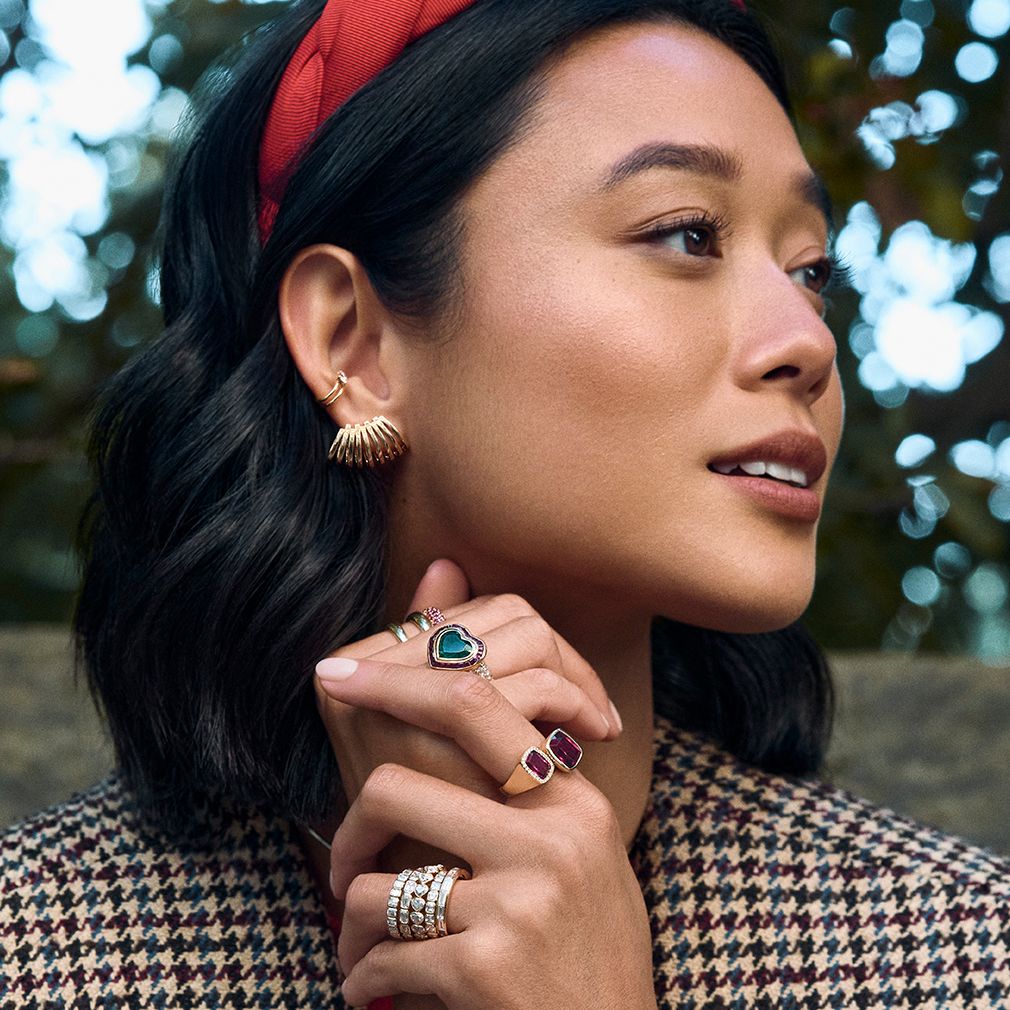 Astrid Gold Crawler Earring