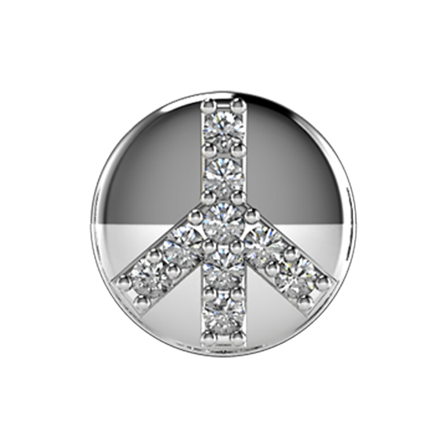 Slider Peace Sign Charm