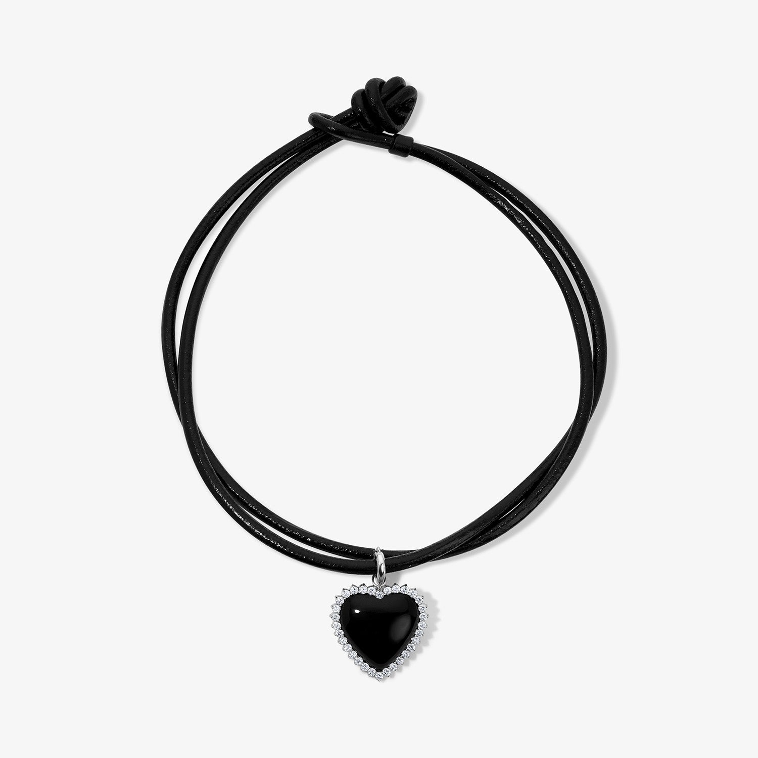 Grace Black Onyx Heart Pendant