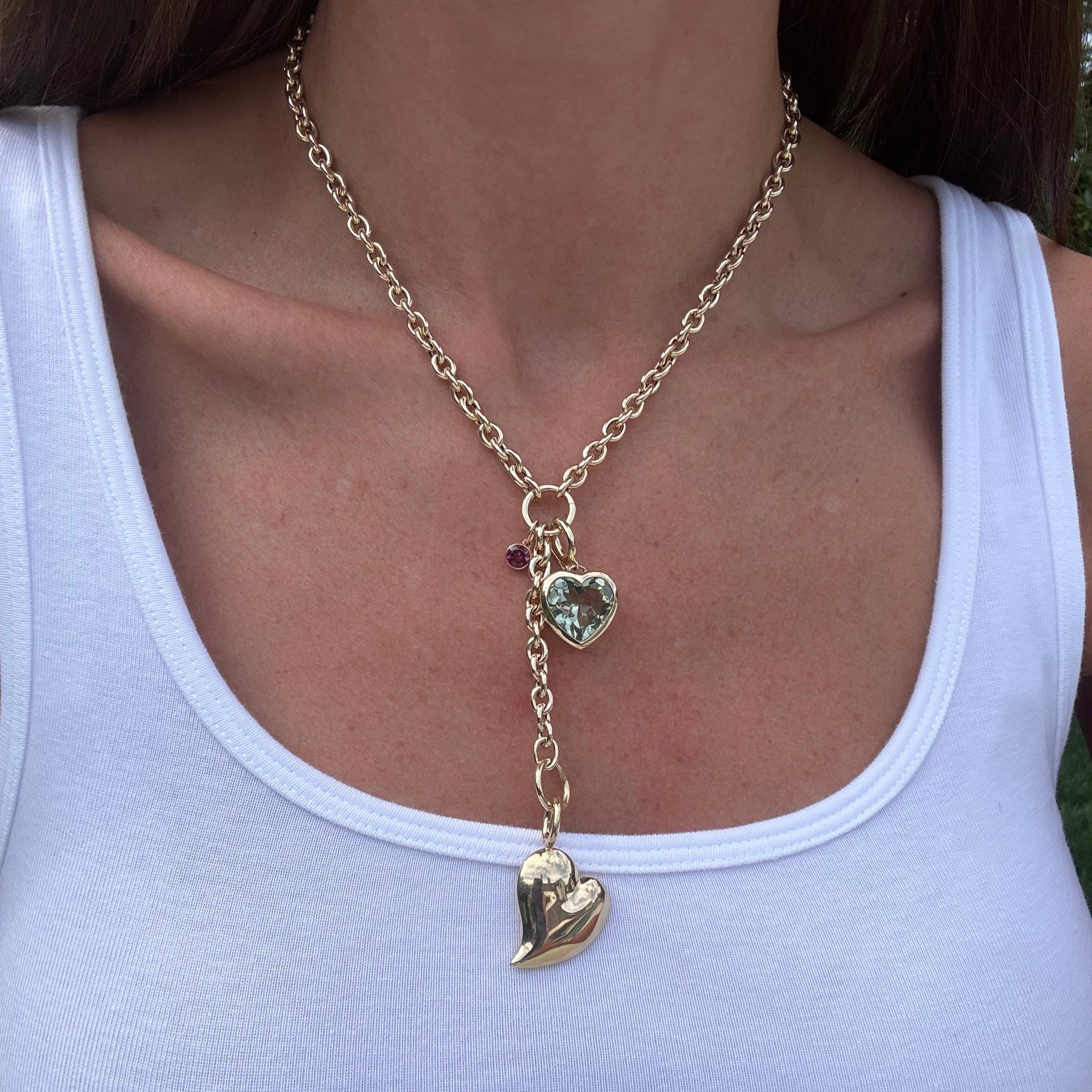 Cleo Oval Chain Lariat