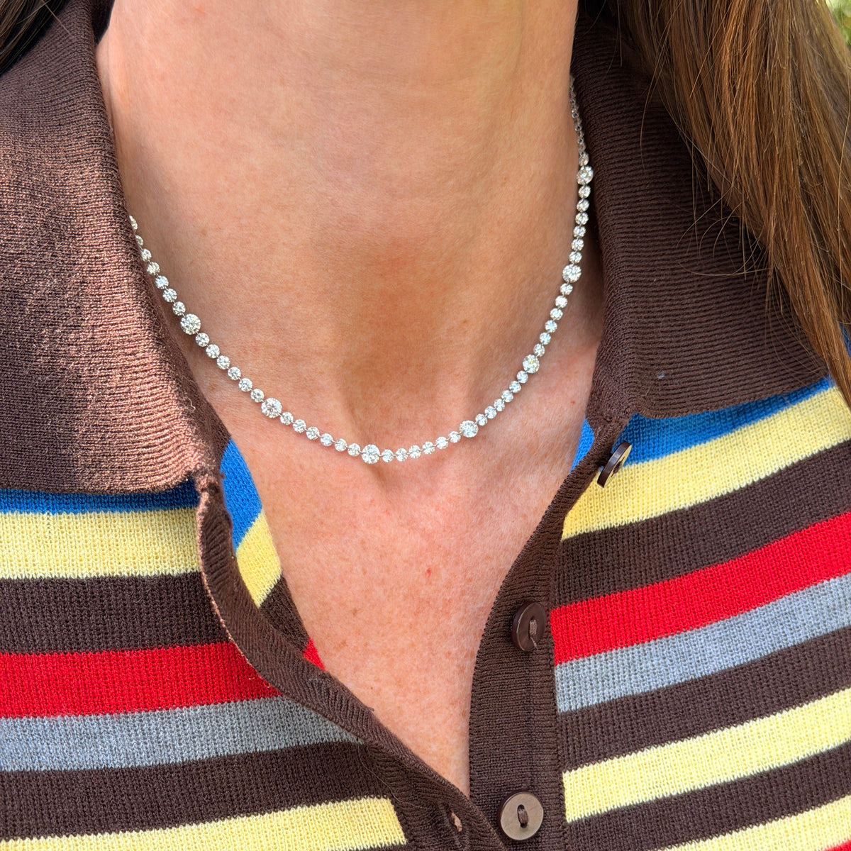 Lola Lab Grown Drilled Diamond Necklace