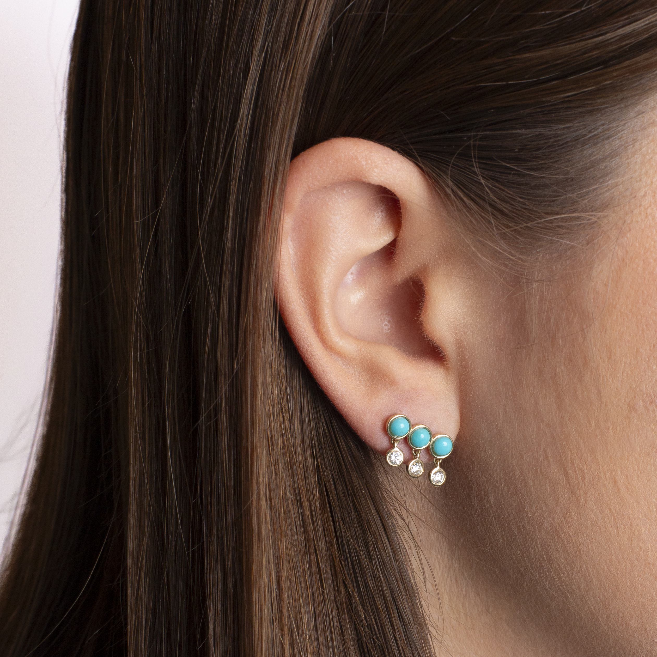 Dakota Turquoise Shaker Earrings