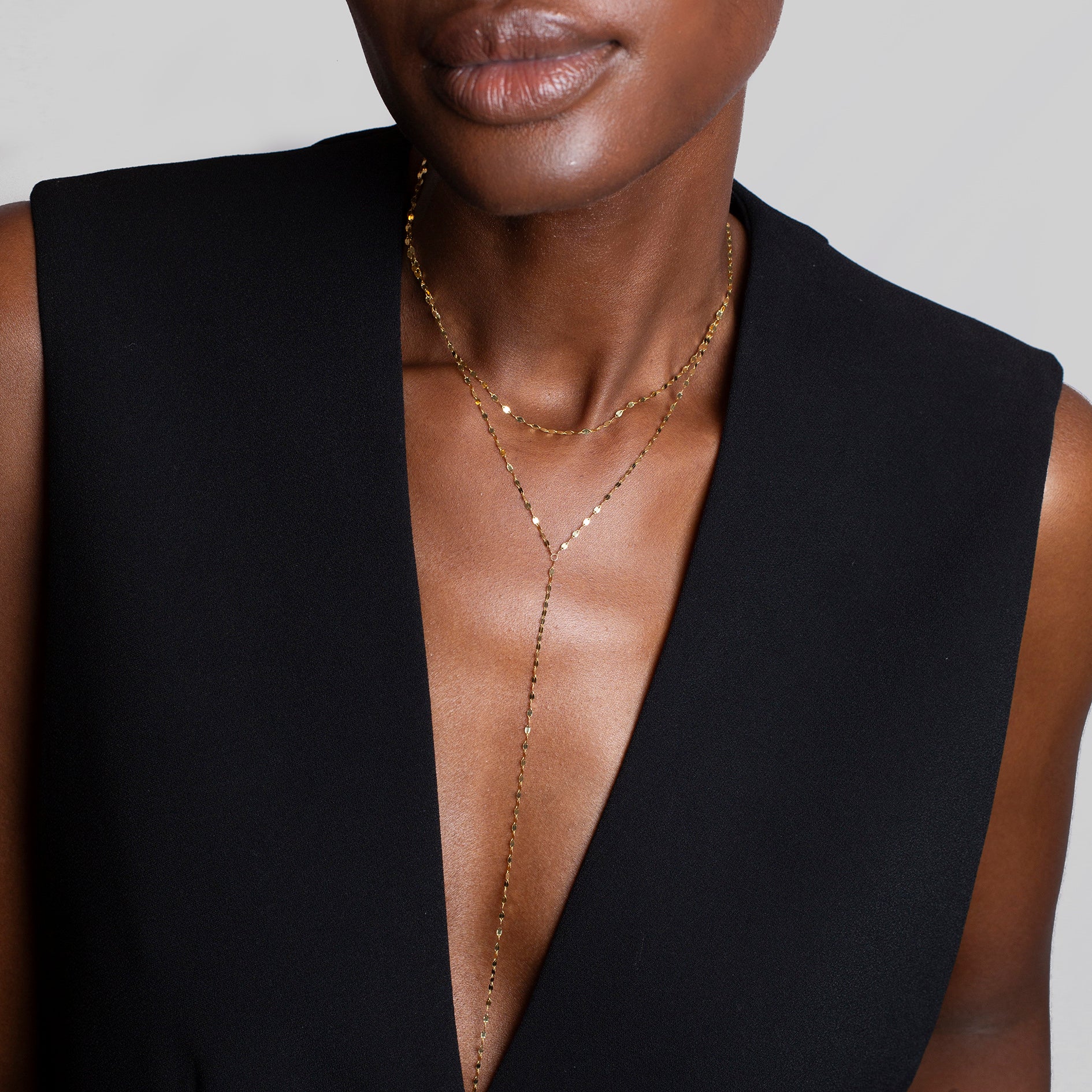 Olivia Double Y Necklace