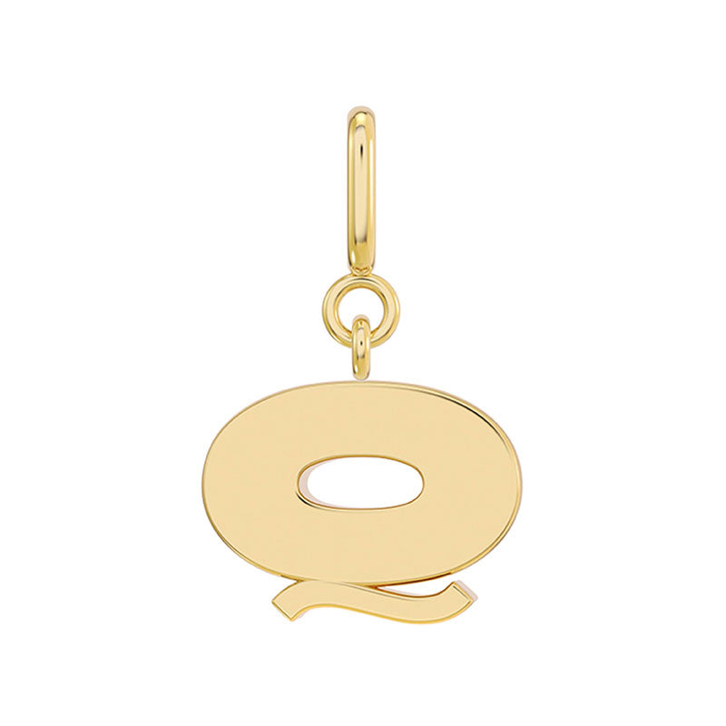 More is More Gold Letter Charm