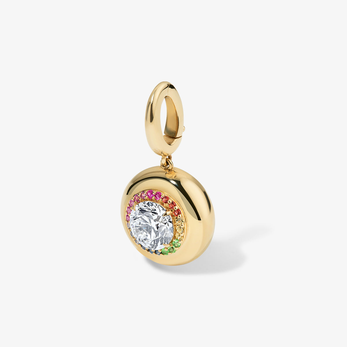 Mini Lab Diamond Candy Button Charm