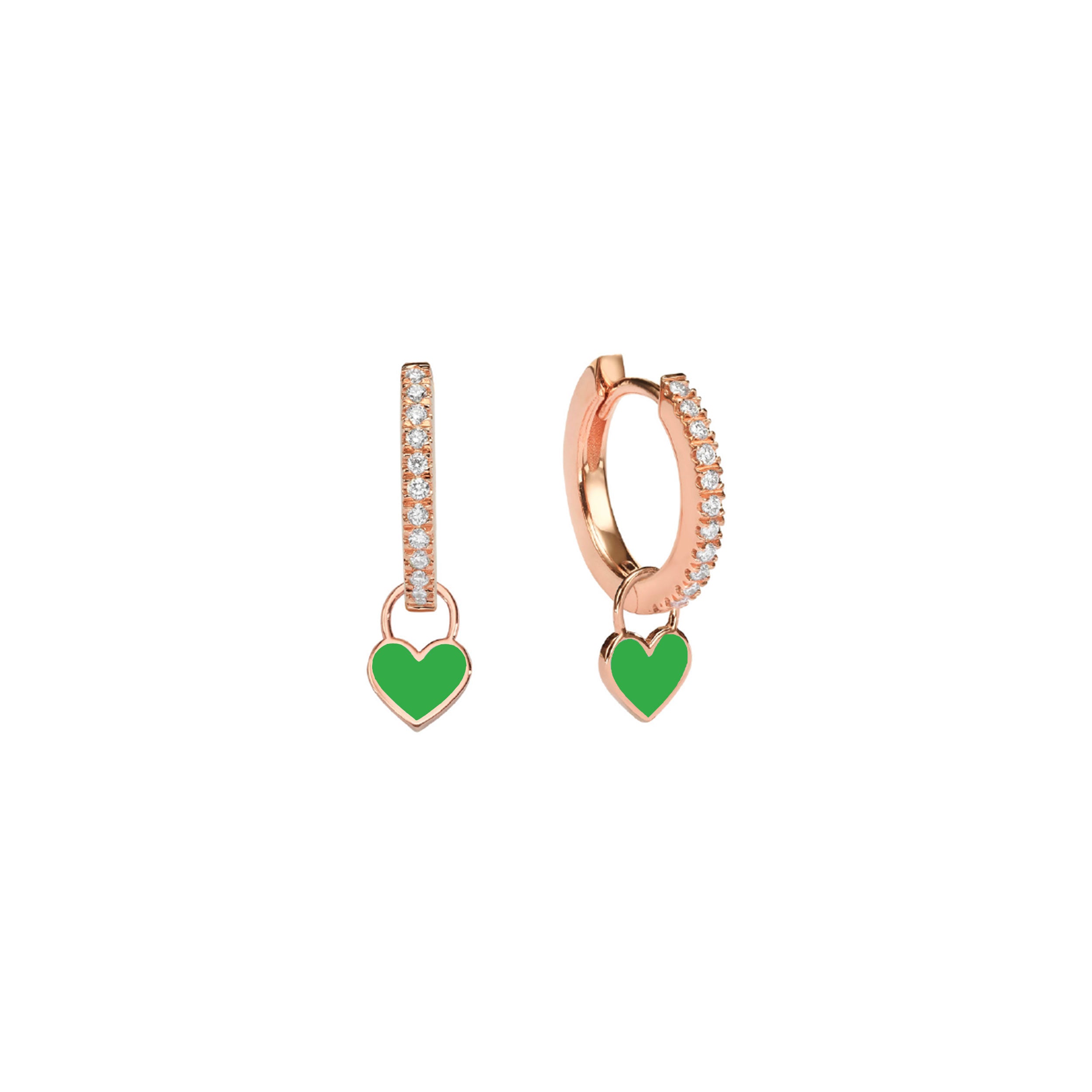 Midi Heart Earrings